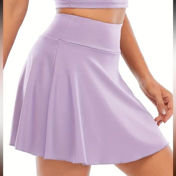 Skort Women’s Large Purple Summer Skirt Tennis NEW Vacation - Picture 3 of 7